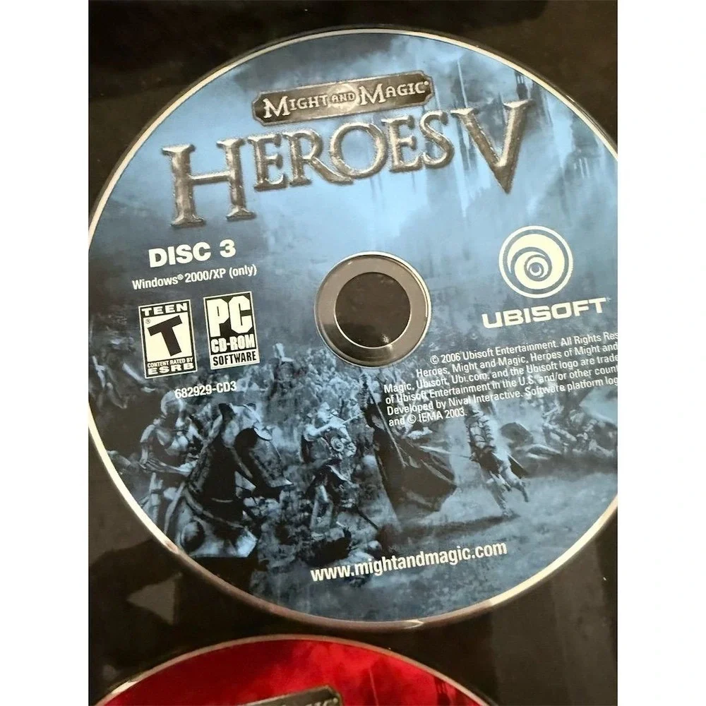 Might and Magic‎ Heroes V PC Game Complete 4 Disc Set with Manual